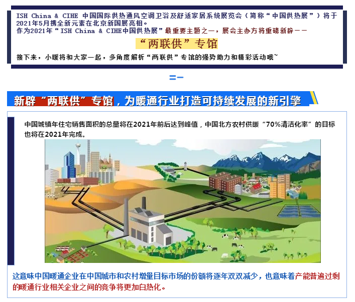 破局升級！中國供熱展“兩聯供專館”強勢來襲！